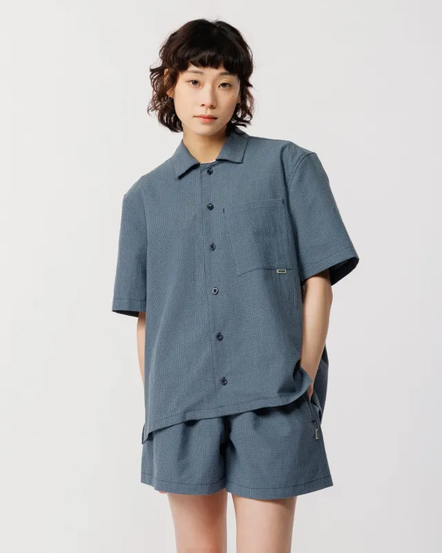 Check Co-Ord - Navy made by Wawwa