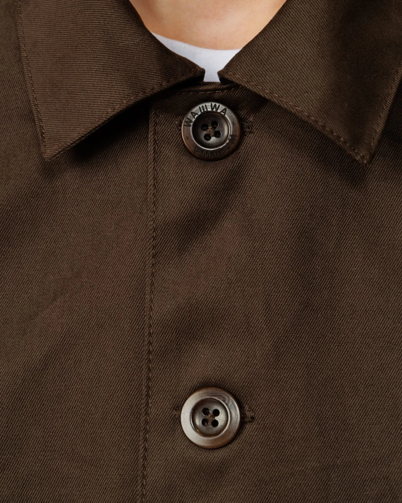 Mill Overshirt V2 - Brown sold by Wawwa product image thumbnail 3