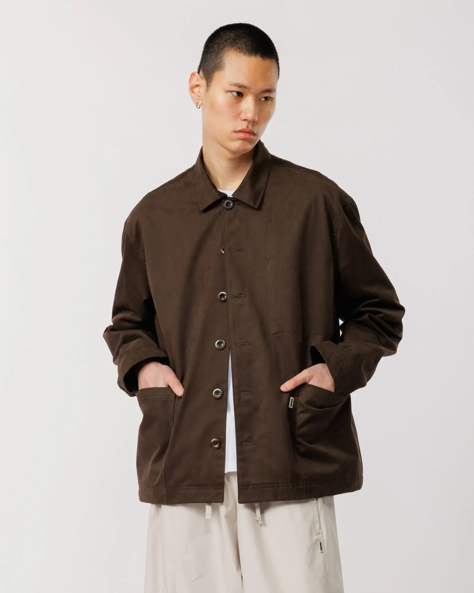 Mill Overshirt V2 - Brown sold by Wawwa