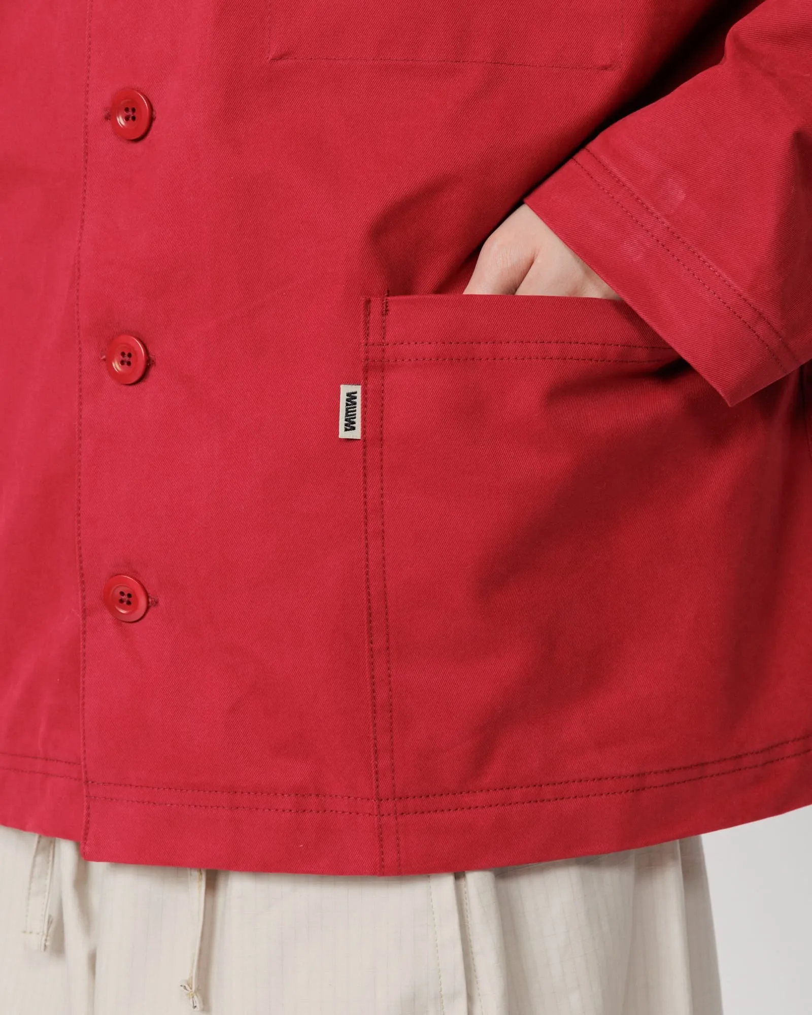 Mill Overshirt V2 - Maroon sold by Wawwa product image thumbnail 5