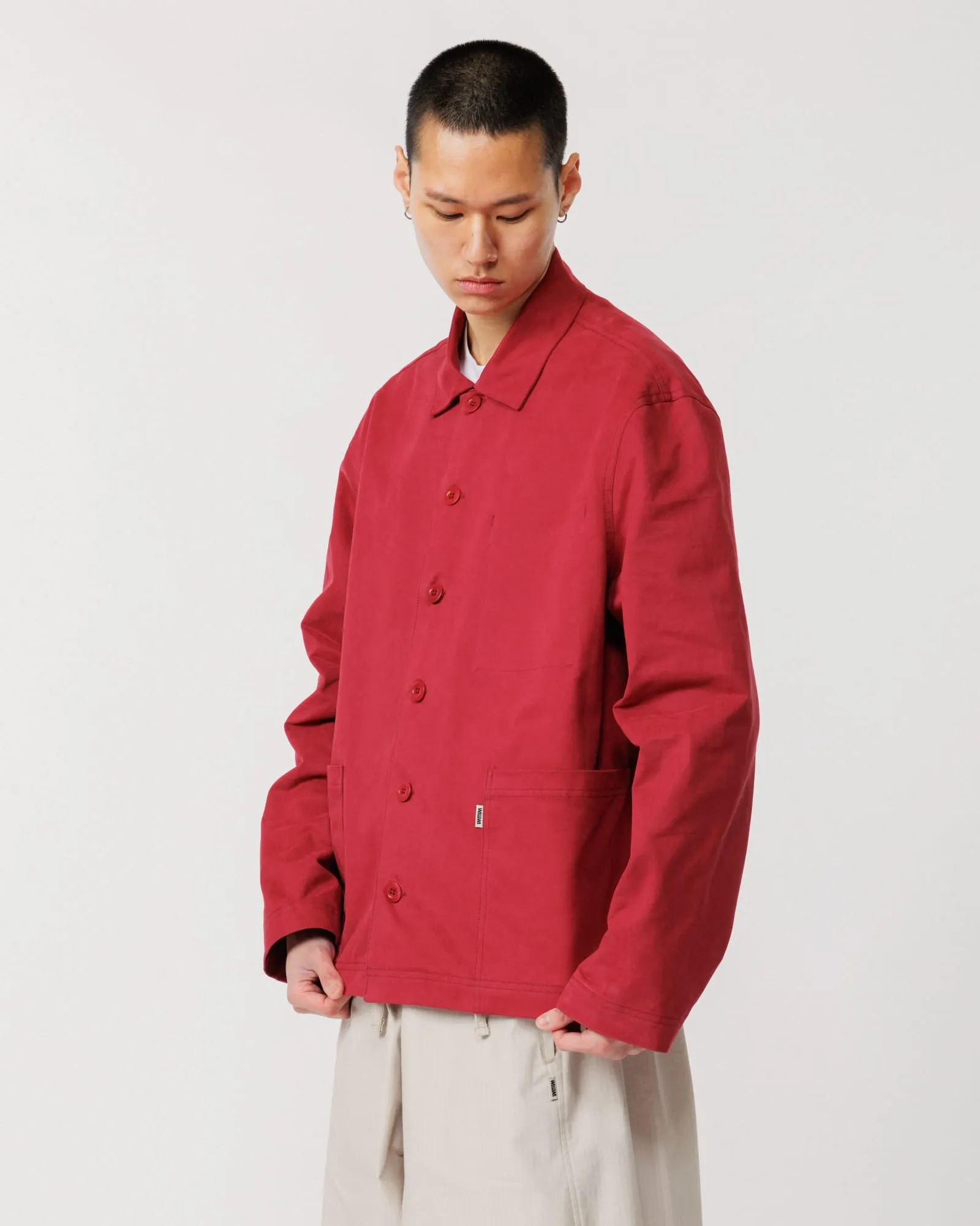 Mill Overshirt V2 - Maroon sold by Wawwa product image thumbnail 3