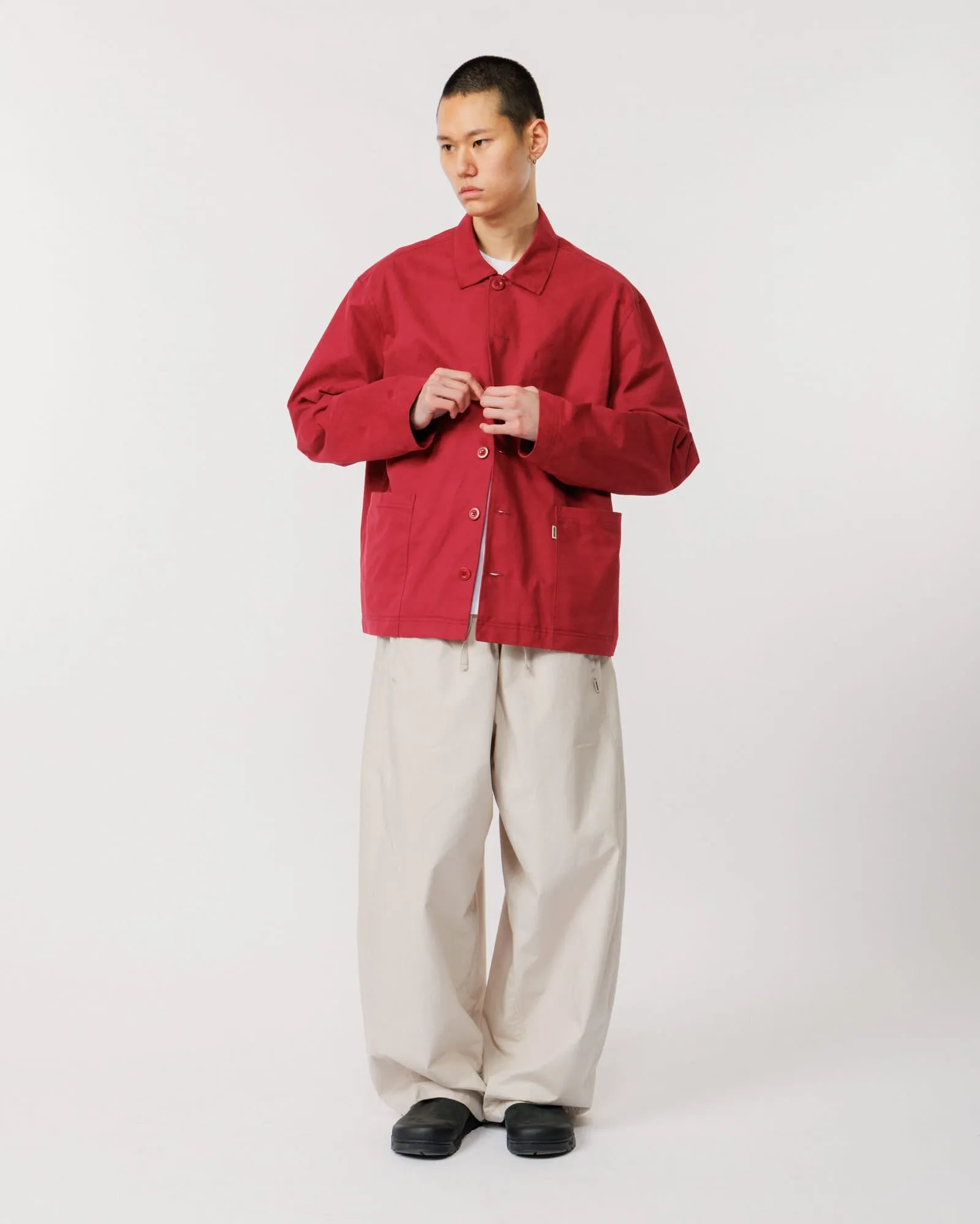 Mill Overshirt V2 - Maroon sold by Wawwa product image thumbnail 2