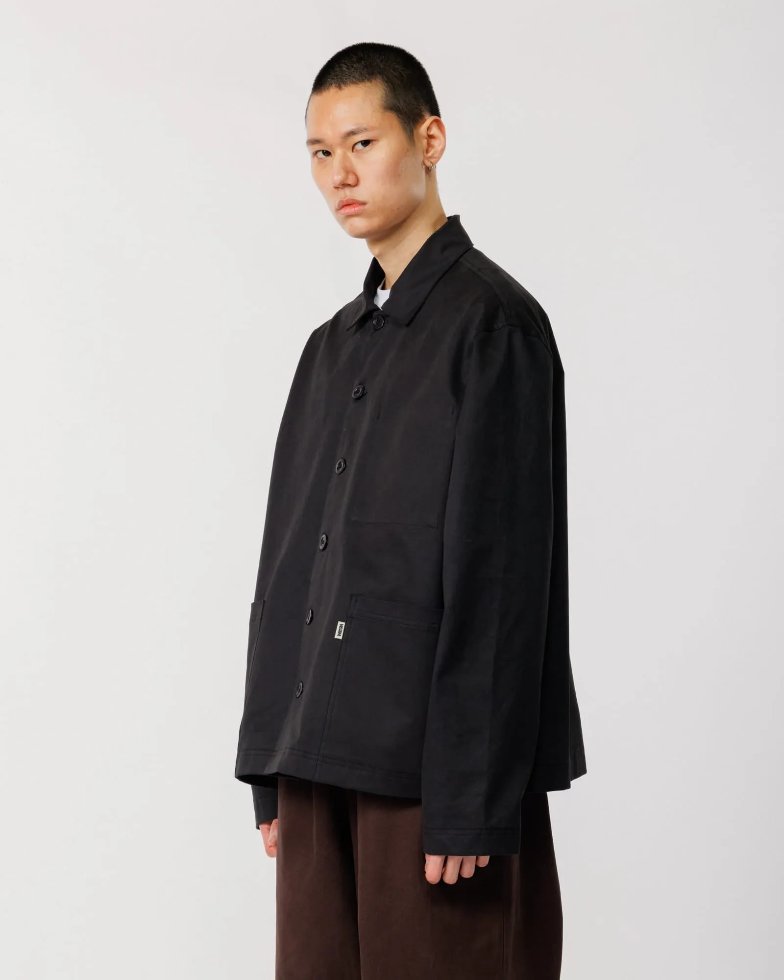 Mill Overshirt V2 - Black sold by Wawwa product image thumbnail 3