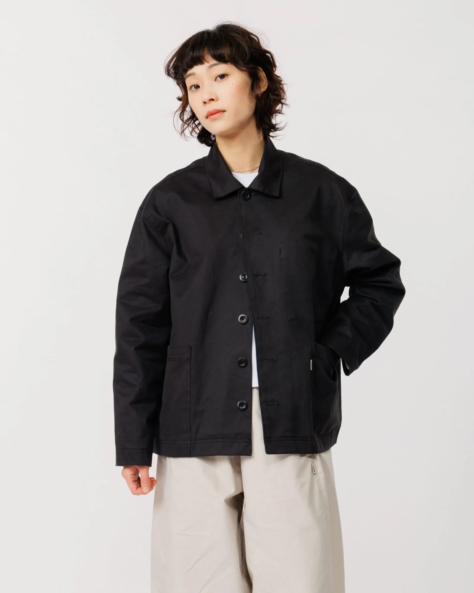 Mill Overshirt V2 - Black sold by Wawwa product image thumbnail 5