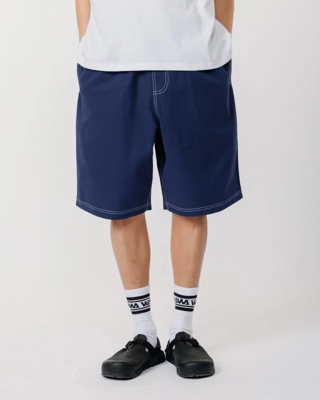 Zama Shorts - Navy/ White made by Wawwa