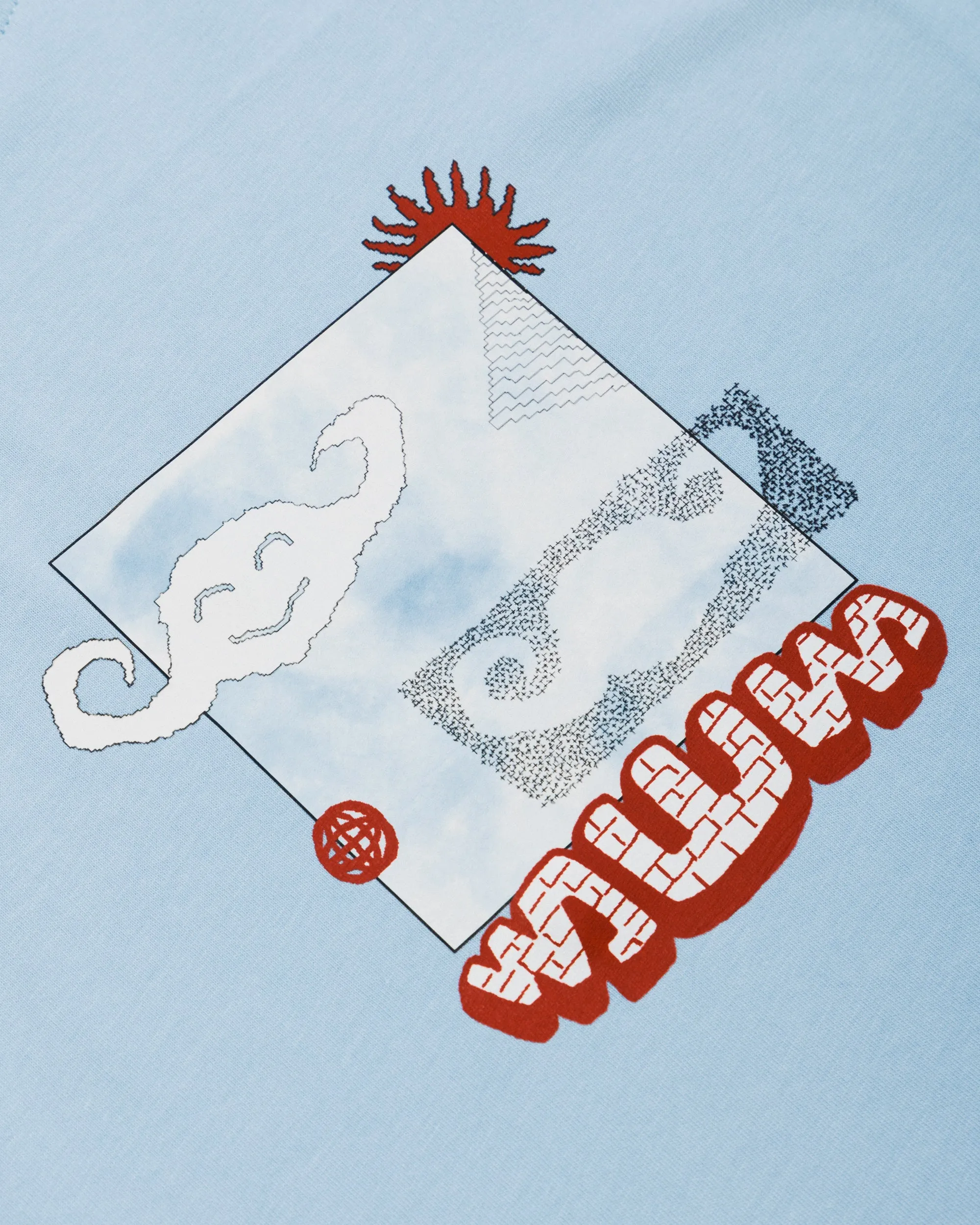 Plume T-Shirt - Sky Blue sold by Wawwa product image thumbnail 4
