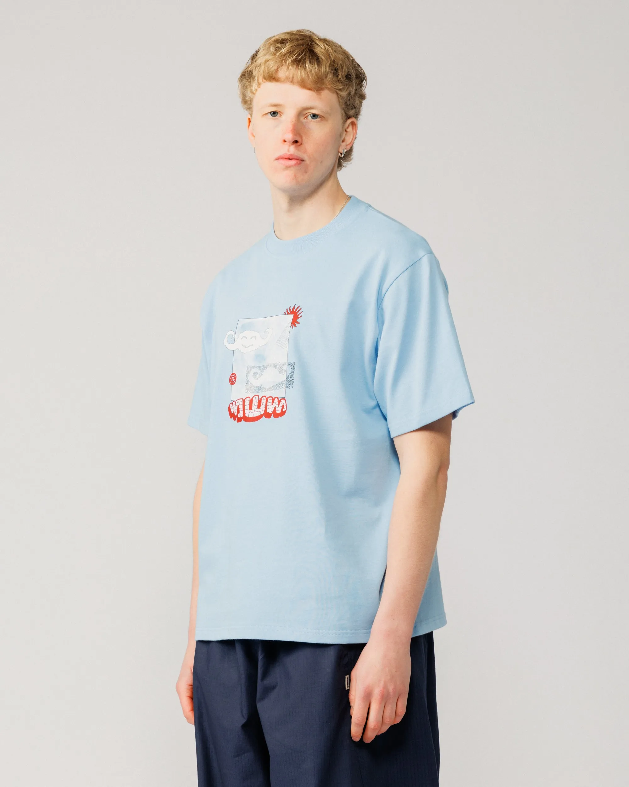 Plume T-Shirt - Sky Blue sold by Wawwa product image thumbnail 2