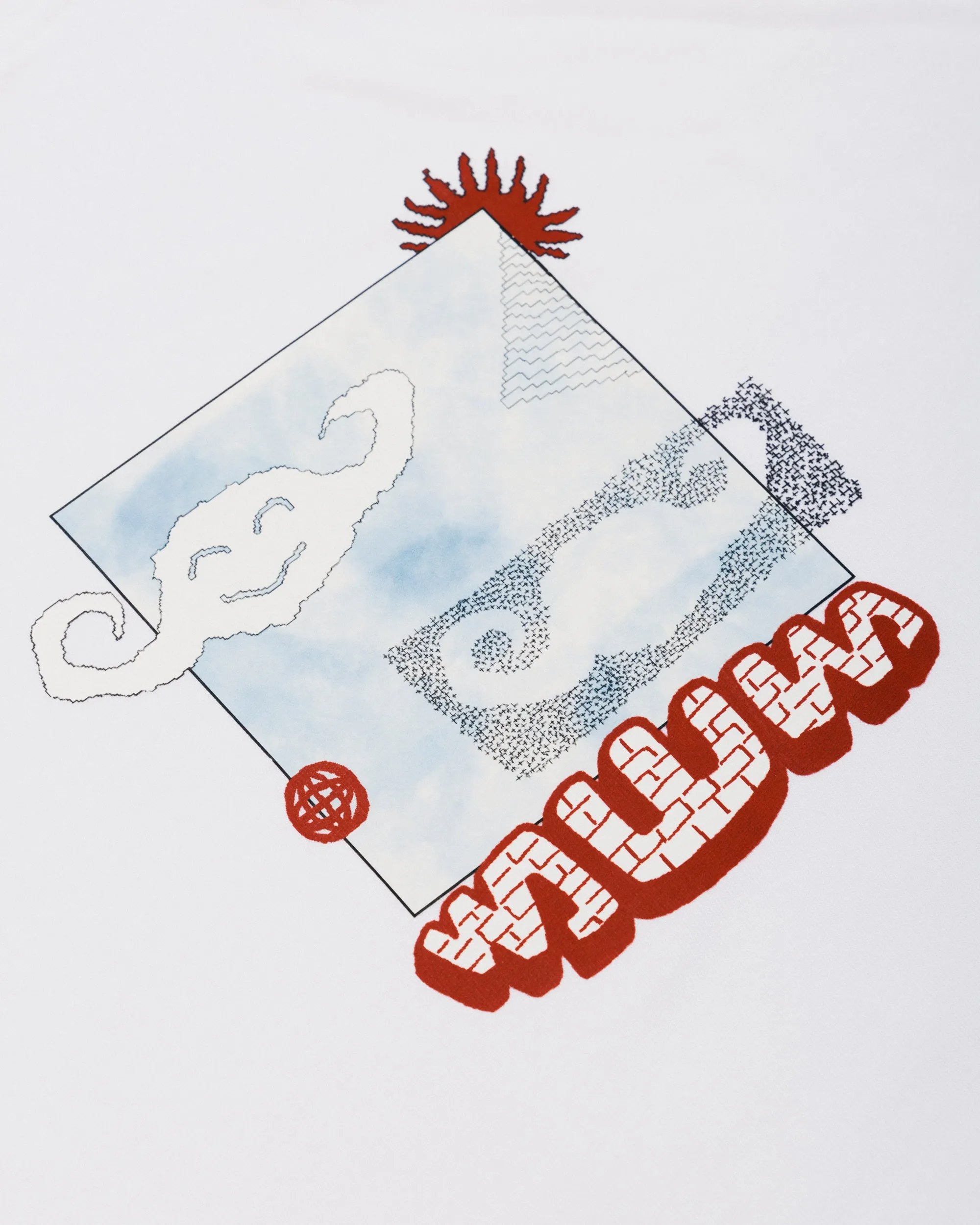 Plume Cropped T-Shirt - White sold by Wawwa product image thumbnail 4