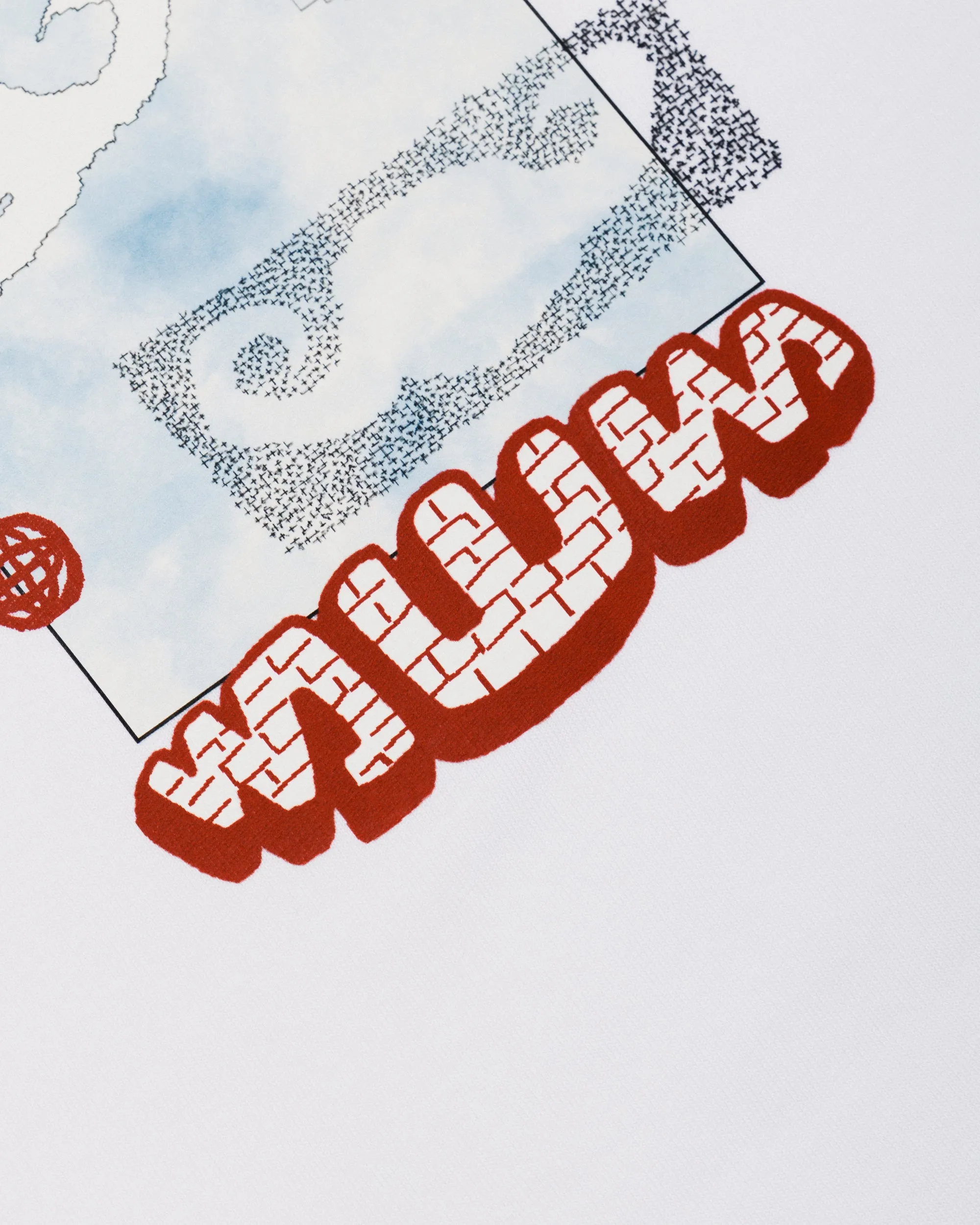 Plume Cropped T-Shirt - White sold by Wawwa product image thumbnail 5