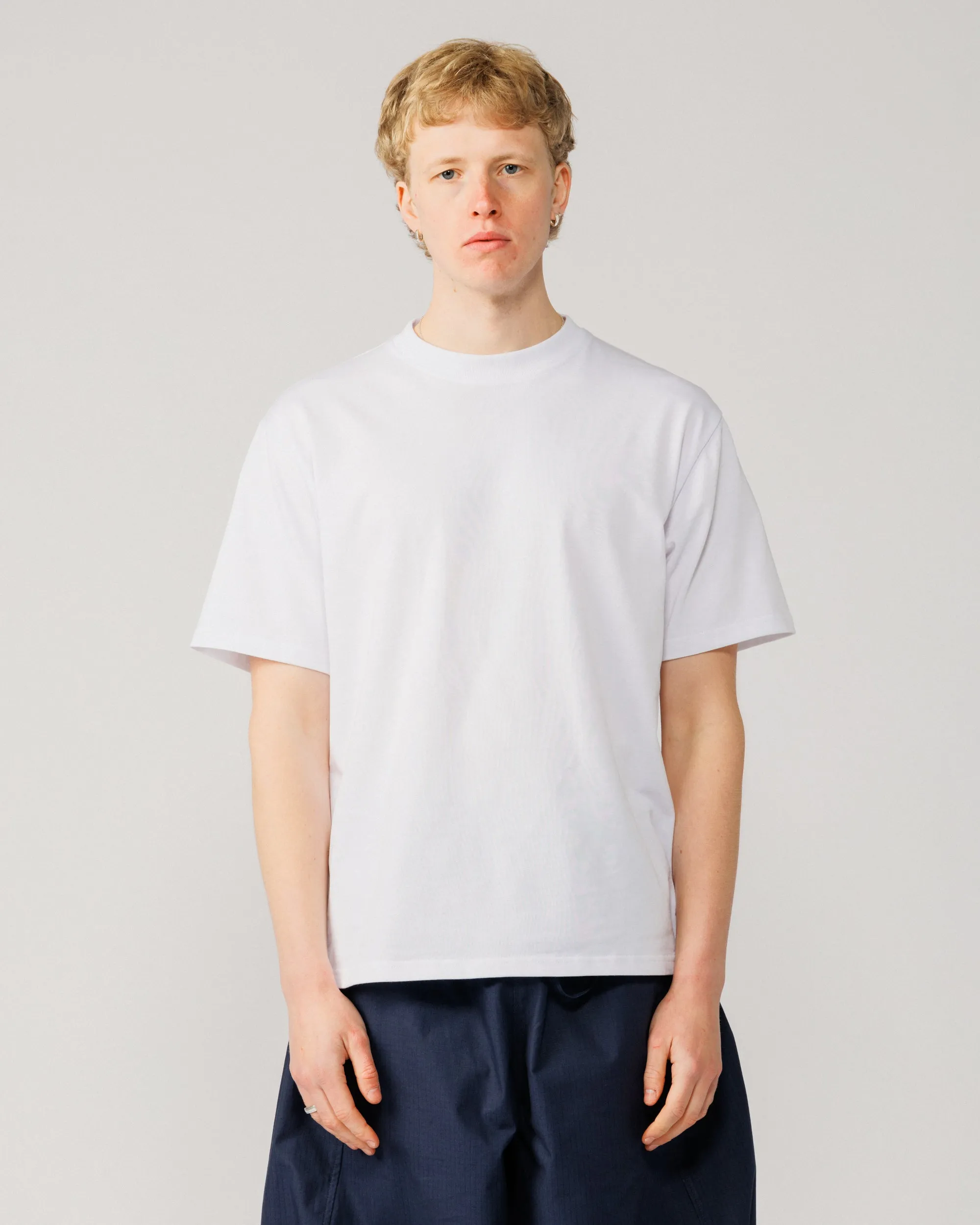 Mid-Weight Organic T-Shirt - White sold by Wawwa