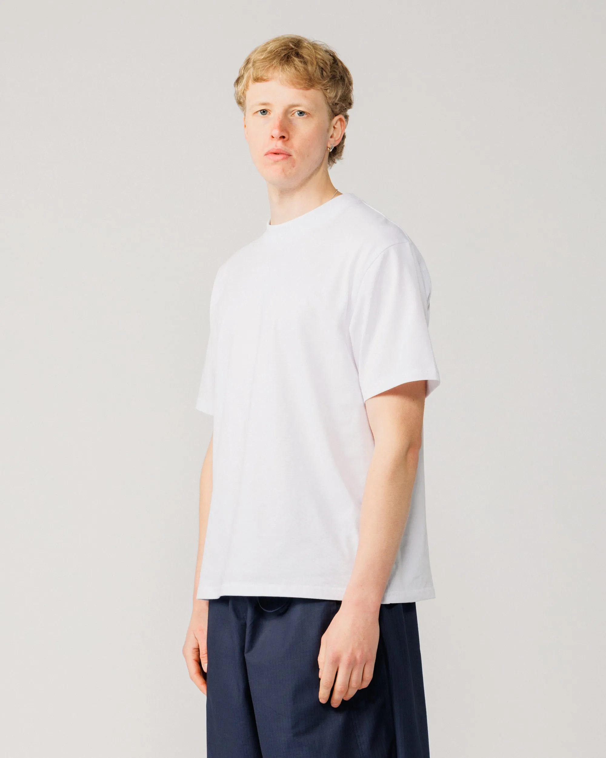 Mid-Weight Organic T-Shirt - White sold by Wawwa product image thumbnail 2