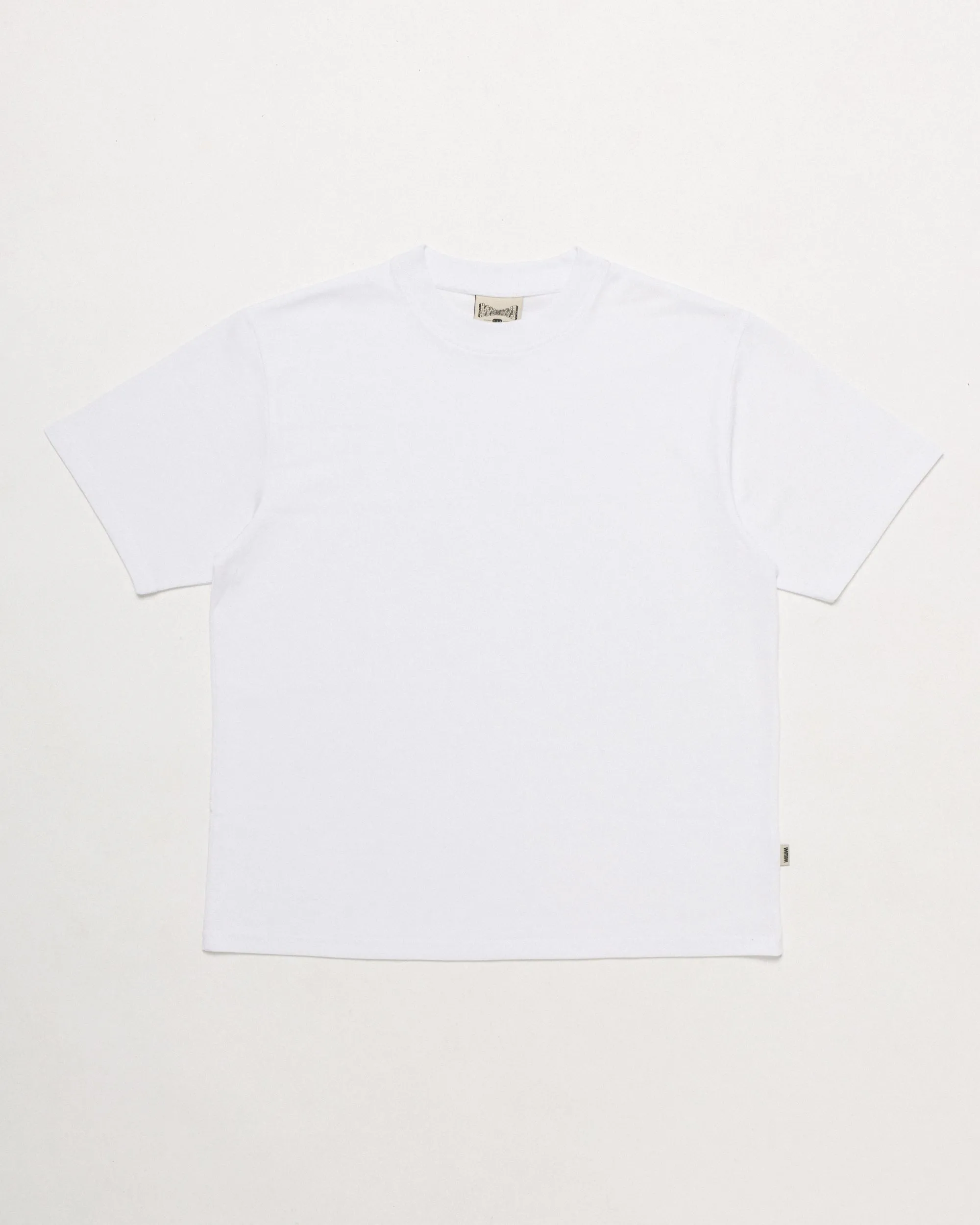 Mid-Weight Organic T-Shirt - White sold by Wawwa product image thumbnail 4