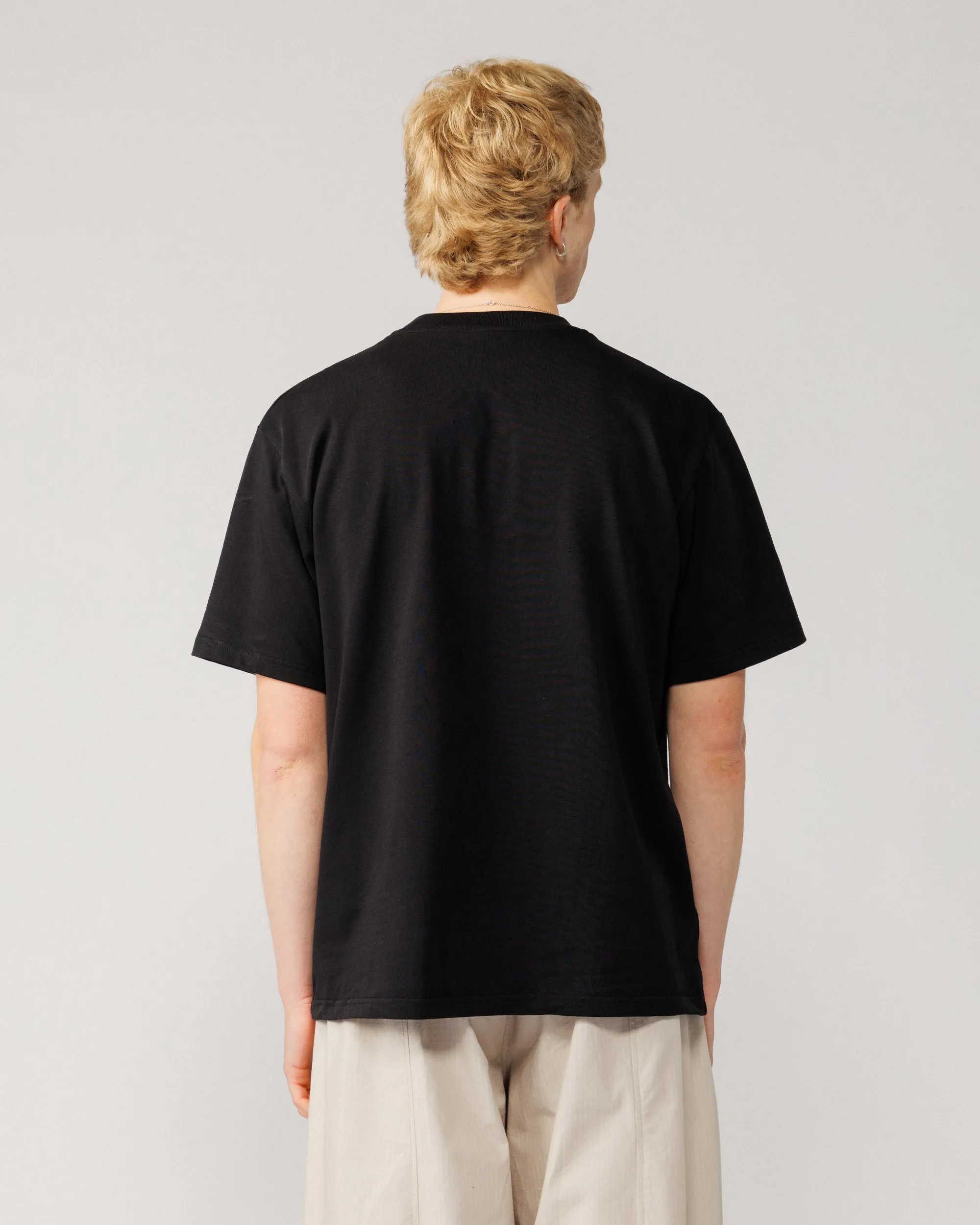 Mid-Weight Organic T-Shirt - Black sold by Wawwa product image thumbnail 3