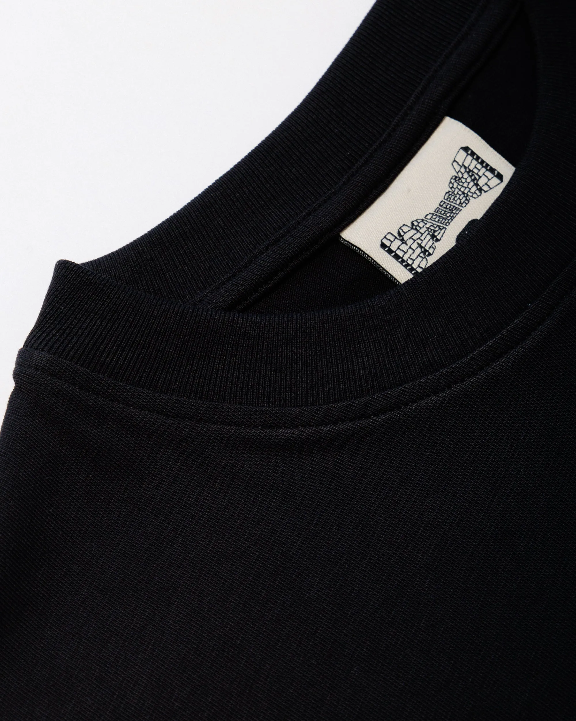 Mid-Weight Organic T-Shirt - Black sold by Wawwa product image thumbnail 5