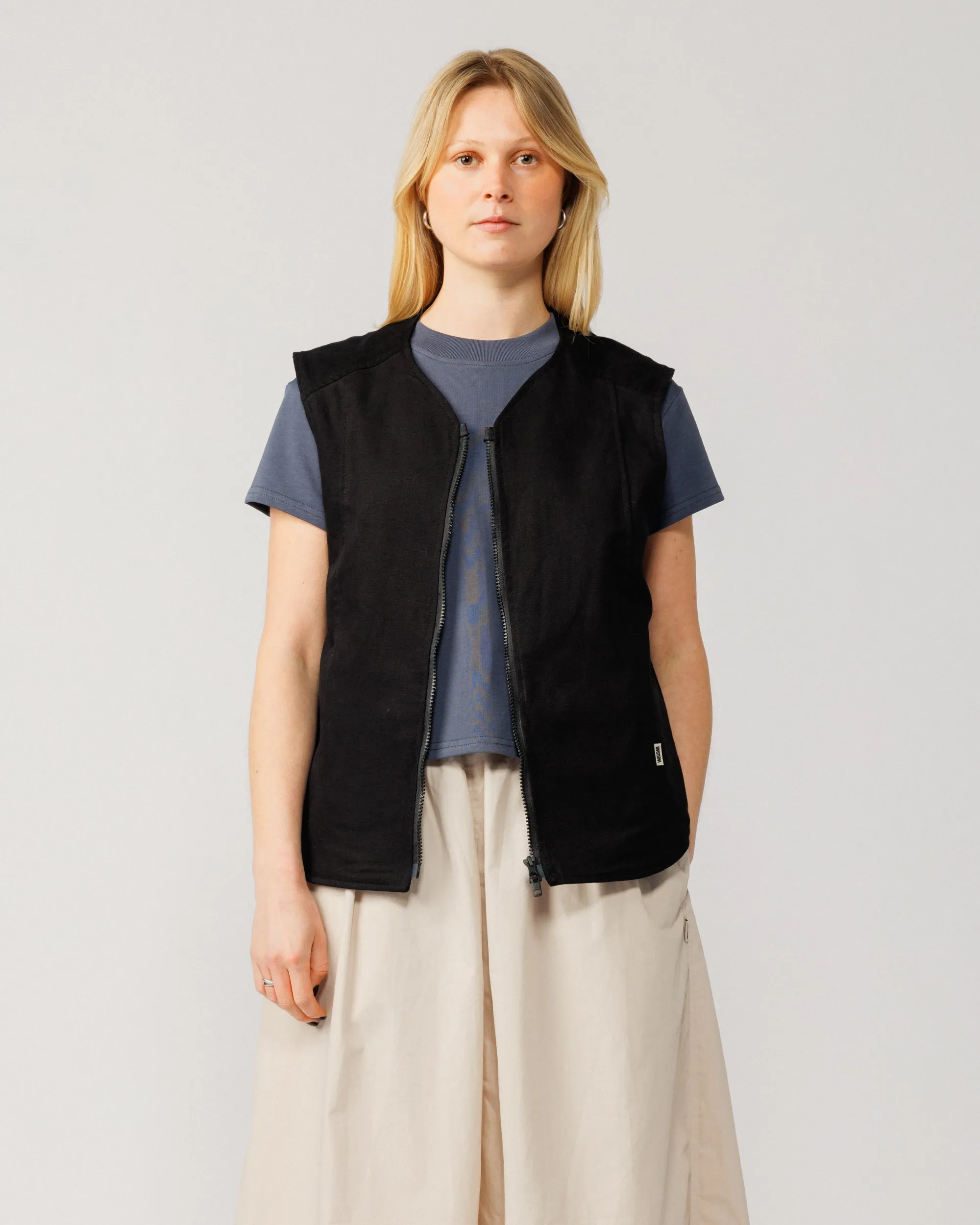 Multi-Pocket Mill Vest - Black sold by Wawwa product image thumbnail 2