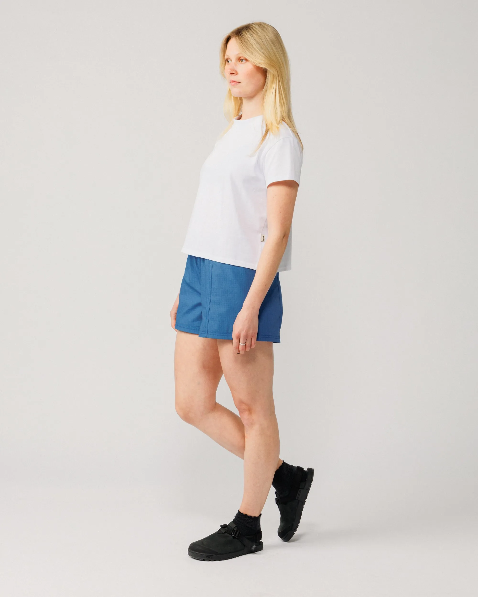 Ripstop Cropped Hiking Shorts - Sky Blue sold by Wawwa product image thumbnail 5