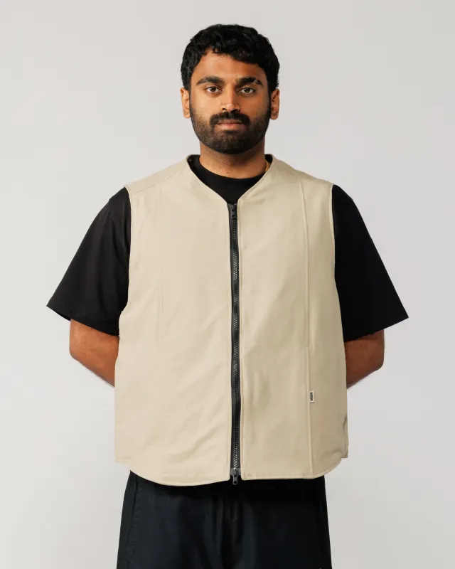 Multi-Pocket Mill Vest - Stone made by Wawwa