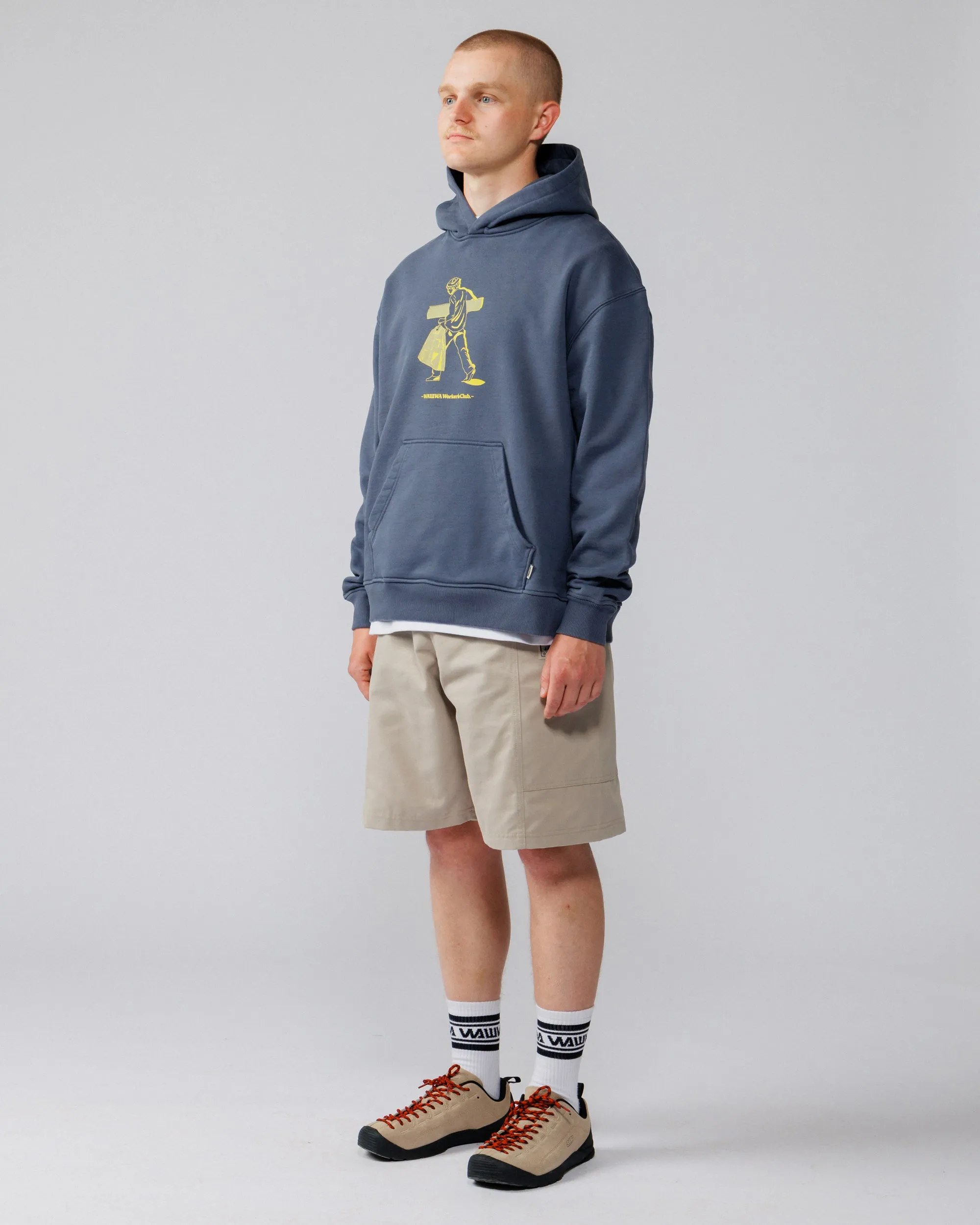 Studio Graphic Hoody - Washed Blue sold by Wawwa product image thumbnail 3