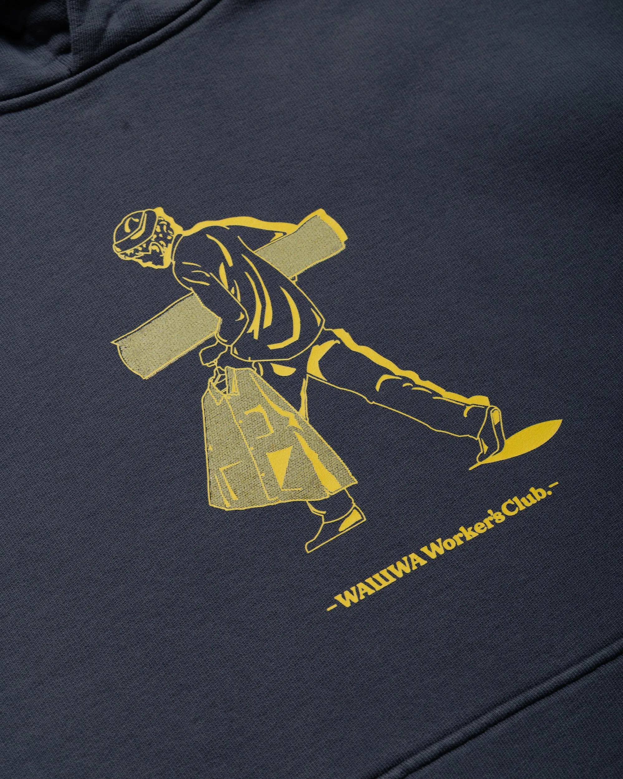 Studio Graphic Hoody - Washed Blue sold by Wawwa product image thumbnail 5