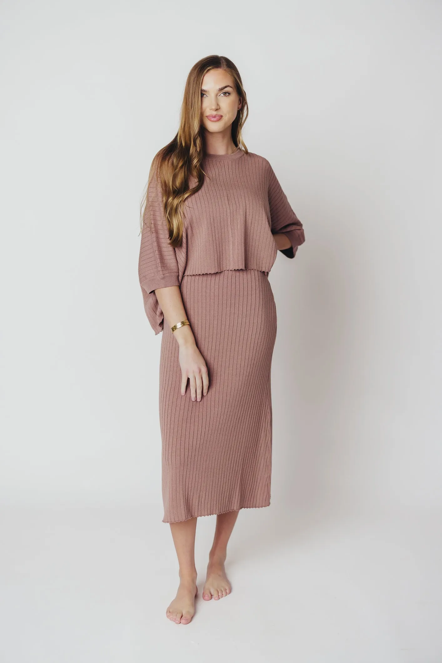 Off the Grid Tee in Mocha sold by Worth Collective product image thumbnail 4