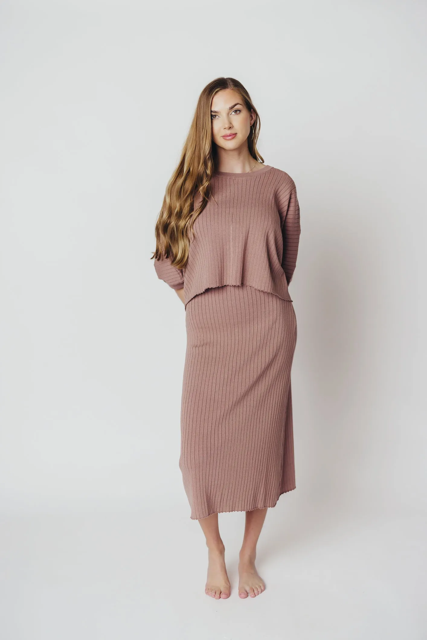 Off the Grid Tee in Mocha sold by Worth Collective product image thumbnail 2