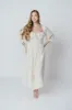 Juliet Midi Dress in Cream - Inclusive Sizing (S-3XL) sold by Worth Collective