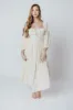 Juliet Midi Dress in Cream - Inclusive Sizing (S-3XL) sold by Worth Collective
