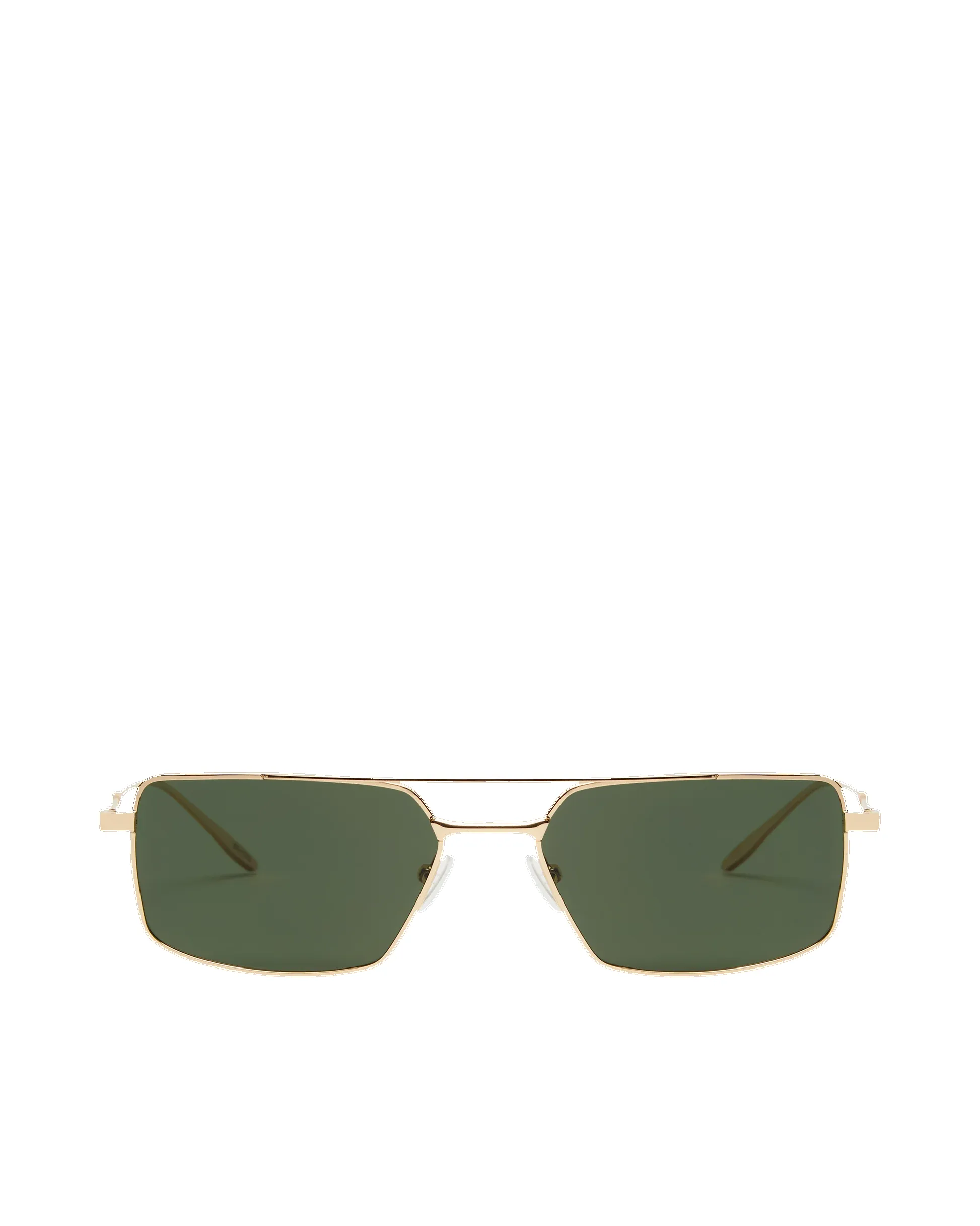 The Barbara Sunglasses from Banbé in Light Gold/Green sold by Worth Collective