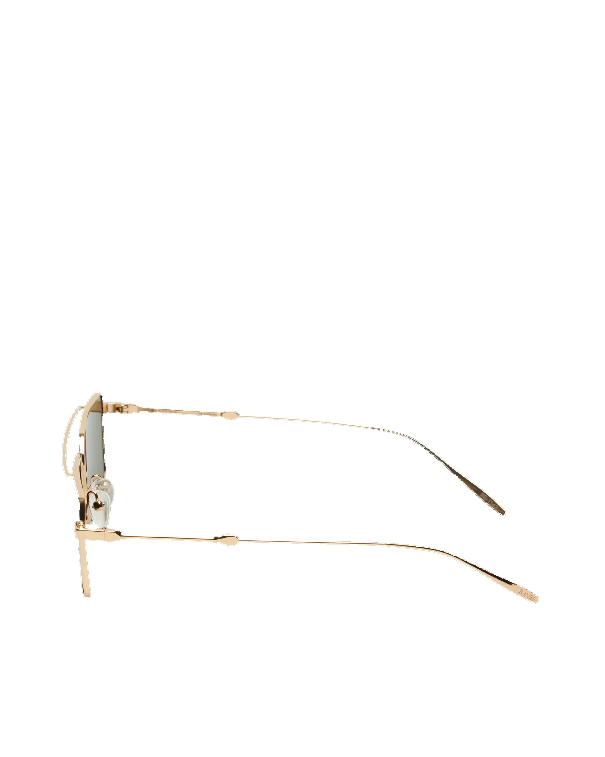 The Barbara Sunglasses from Banbé in Light Gold/Green sold by Worth Collective product image thumbnail 3