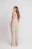 Easy Summer Days Knit Jumpsuit in Natural - Bump Friendly sold by Worth Collective