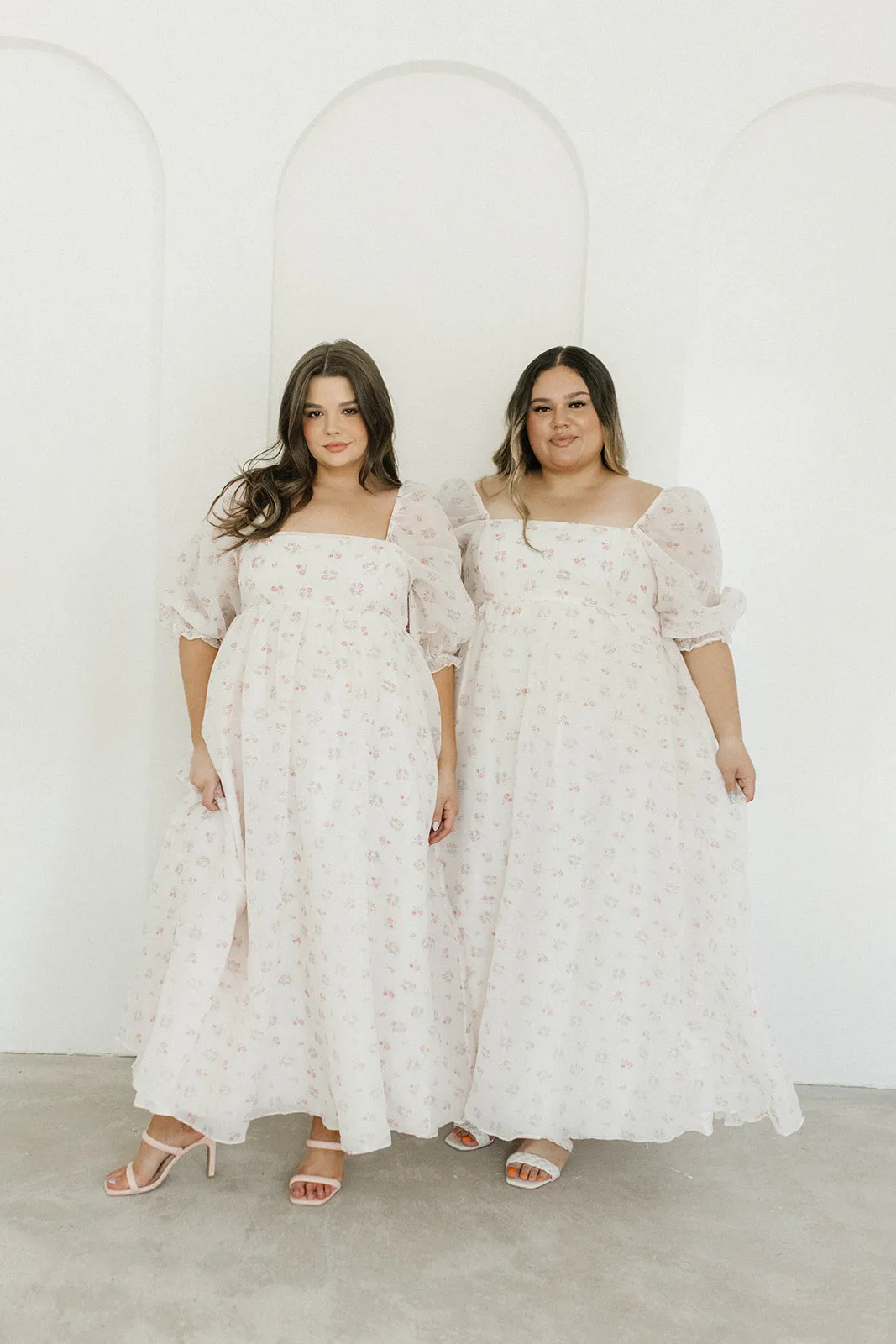 *New* Mona Maxi Dress with Smocking in Blush Floral - Bump Friendly & Inclusive Sizing (S-3XL) sold by Worth Collective product image thumbnail 3