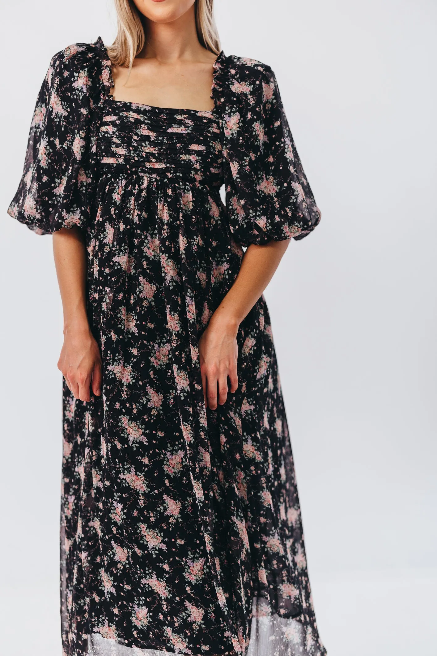 Melody Maxi Dress in Black - Bump Friendly & Inclusive Sizing (S-3XL) *Final Sale* sold by Worth Collective product image thumbnail 2