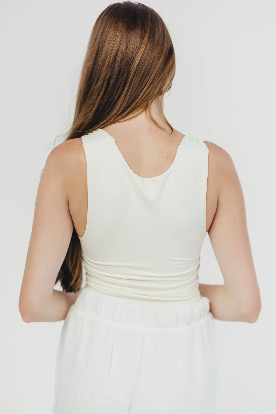 It Takes Two Seamless Tank in Cream sold by Worth Collective product image thumbnail 3