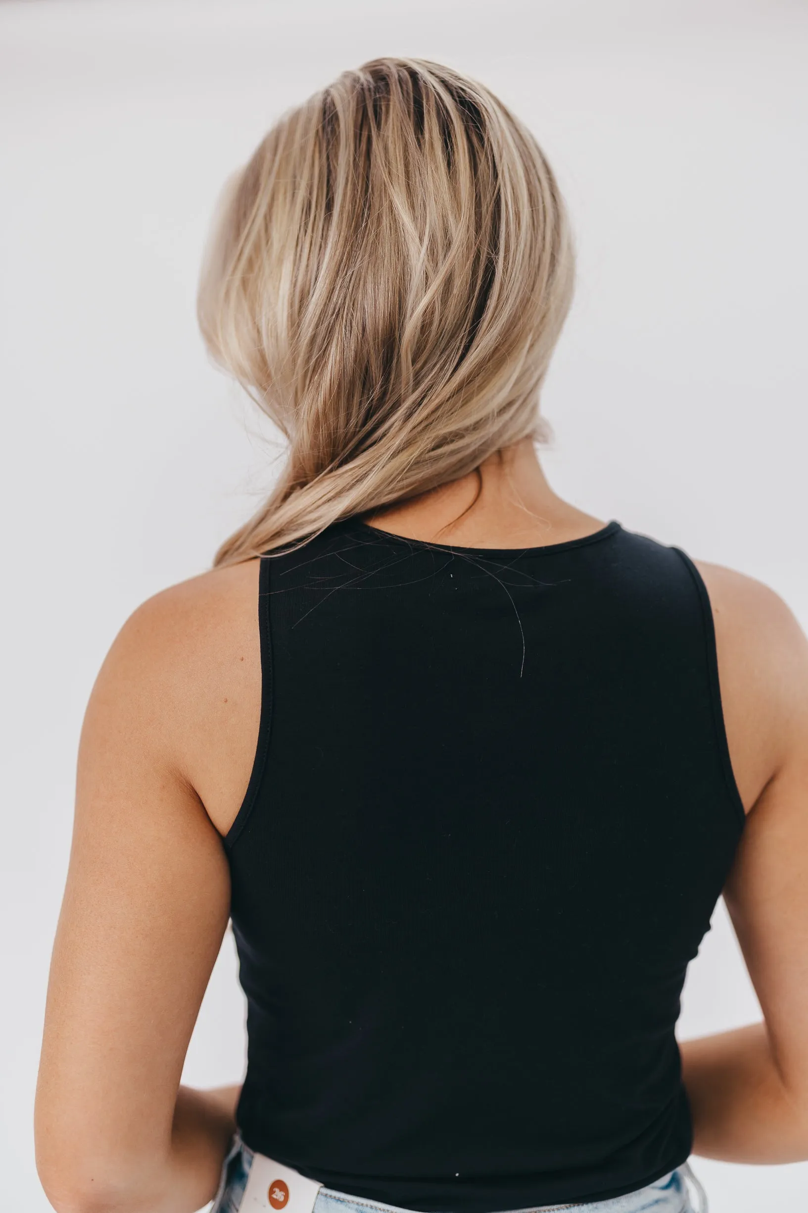 Eliana Tank in Black sold by Worth Collective product image thumbnail 4