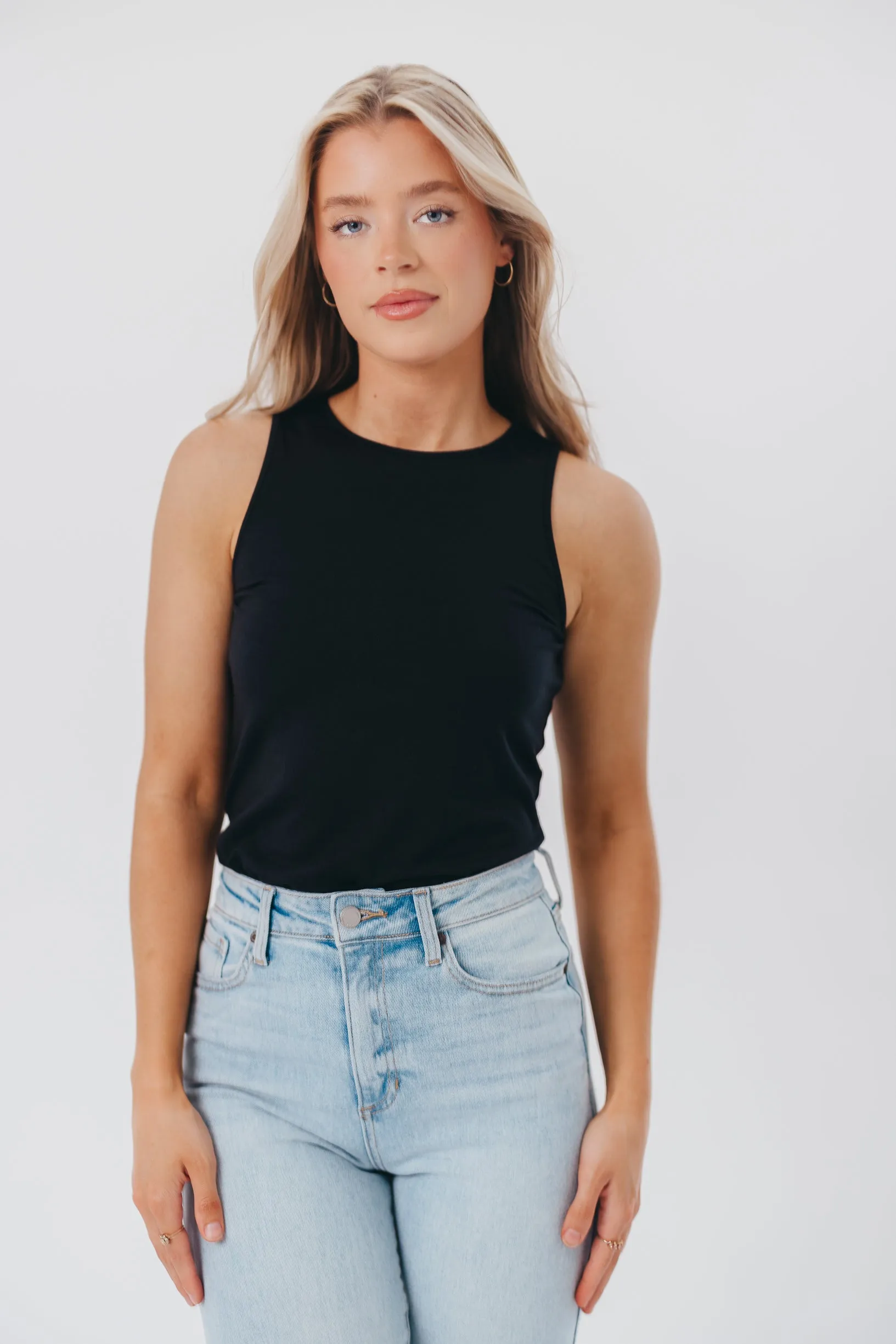 Eliana Tank in Black sold by Worth Collective product image thumbnail 2