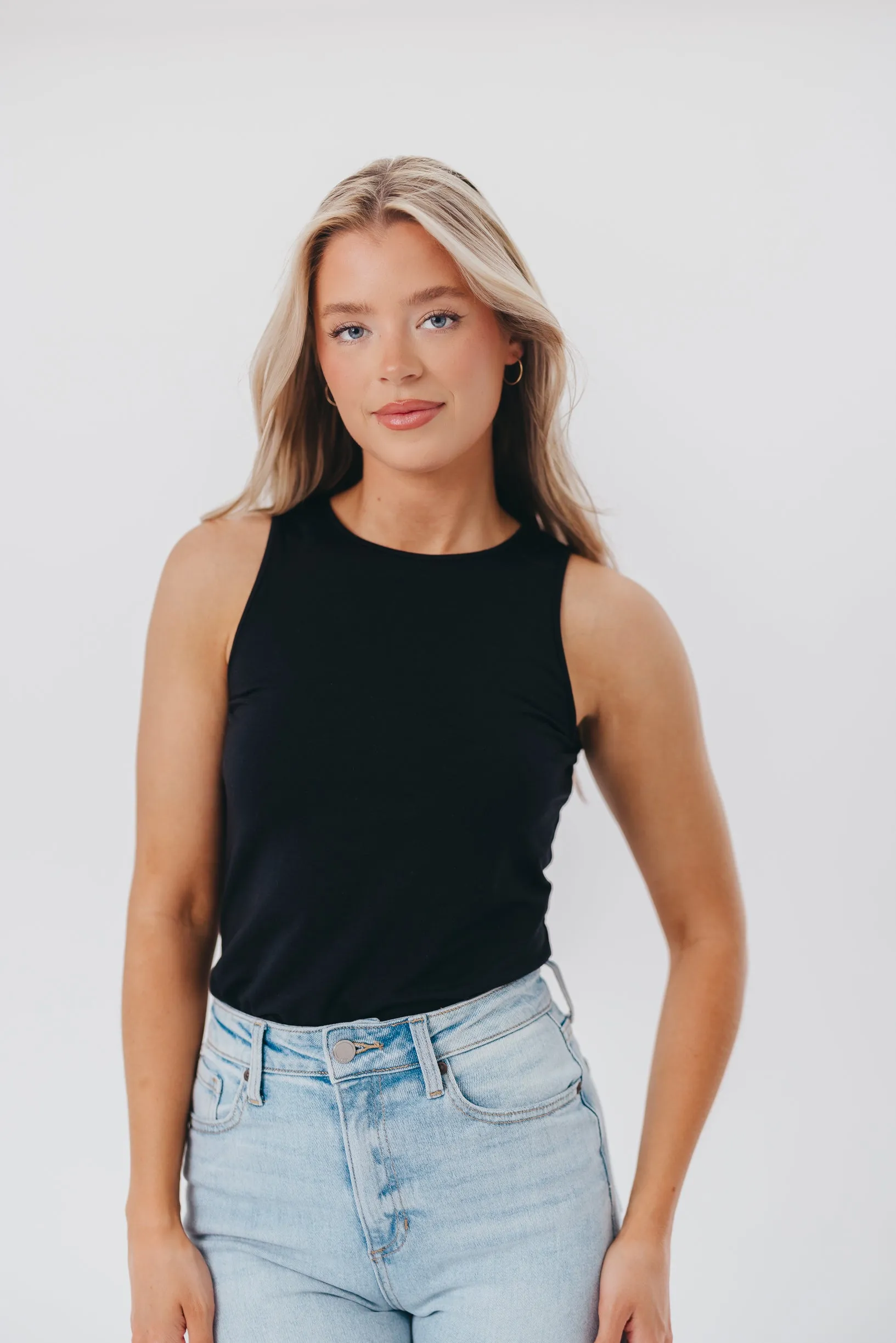 Eliana Tank in Black sold by Worth Collective product image thumbnail 3