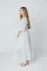 Lana Midi Dress in White - Inclusive Sizing (S-3X) sold by Worth Collective