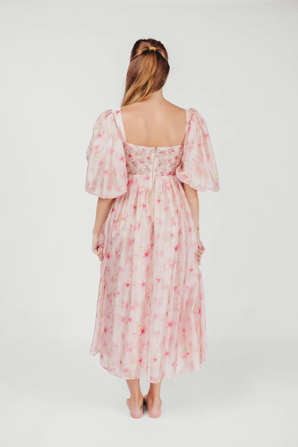 Harlow Maxi Dress in Pink - Bump Friendly & Inclusive Sizing (S-3XL) sold by Worth Collective product image thumbnail 3