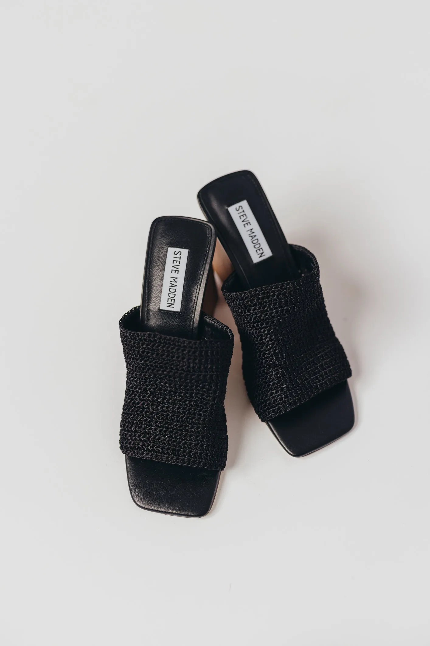 Steve Madden Realize Slide Sandal in Black sold by Worth Collective