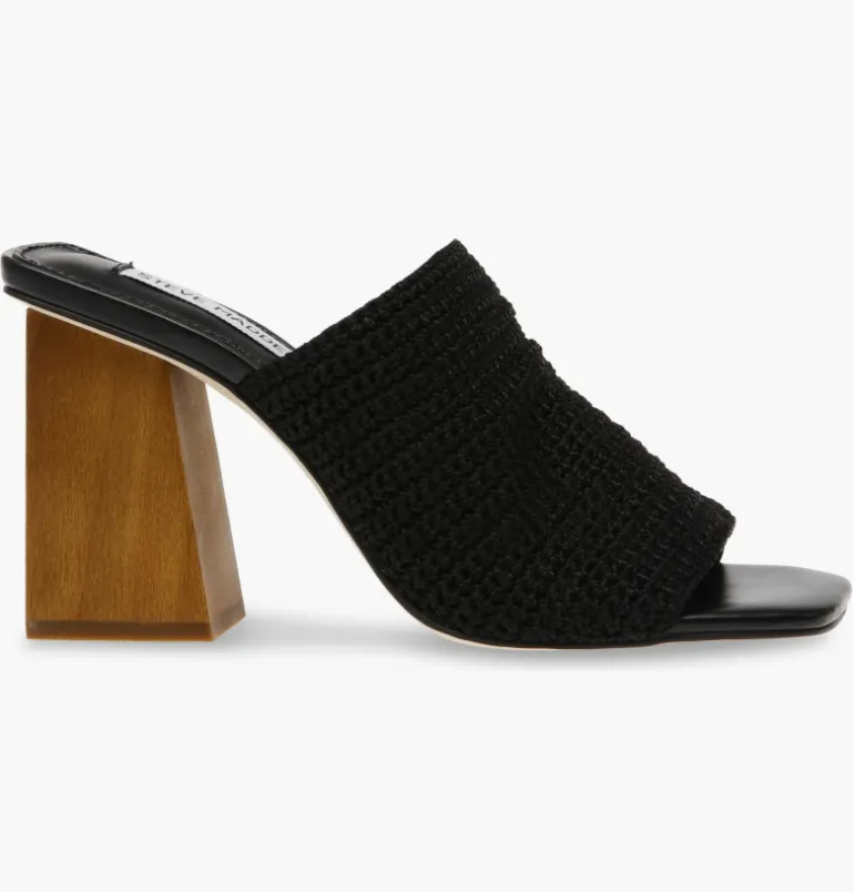 Steve Madden Realize Slide Sandal in Black sold by Worth Collective product image thumbnail 2