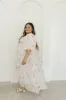 Melody Maxi Dress with Pleats and Bow Detail in Pink Floral -  Bump Friendly & Inclusive Sizing (S-3XL) sold by Worth Collective
