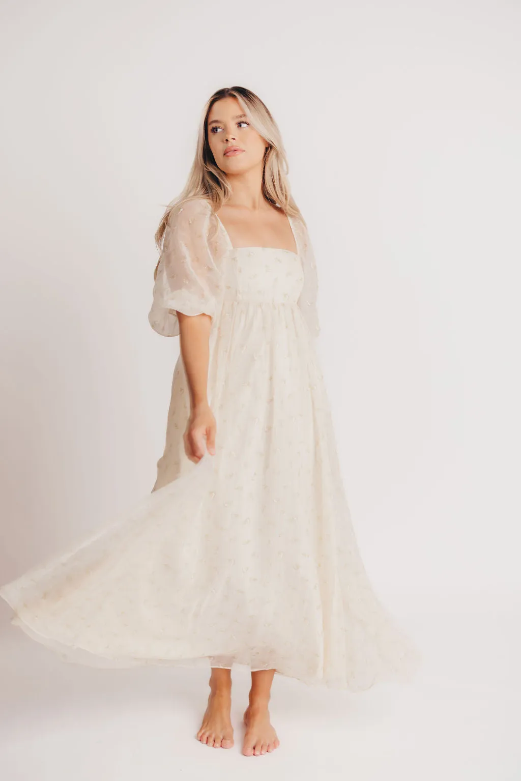 Mona Maxi Dress with Smocking in Butter Floral - Bump Friendly & Inclusive Sizing (S-3XL) *2/2 PRE-ORDER* sold by Worth Collective product image thumbnail 2