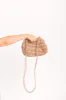 Braided Clutch with Long Strap in Taupe sold by Worth Collective