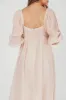 *New* Mona Maxi Dress with Smocking in Light Peach - Bump Friendly & Inclusive Sizing (S-3XL) sold by Worth Collective