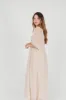 *New* Mona Maxi Dress with Smocking in Light Peach - Bump Friendly & Inclusive Sizing (S-3XL) sold by Worth Collective