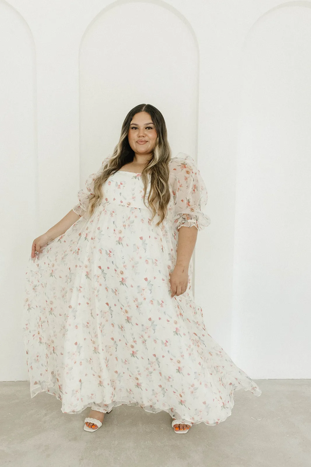 *New* Mona Maxi Dress with Smocking in Rosebud Floral - Bump Friendly & Inclusive Sizing (S-3XL) sold by Worth Collective product image thumbnail 2