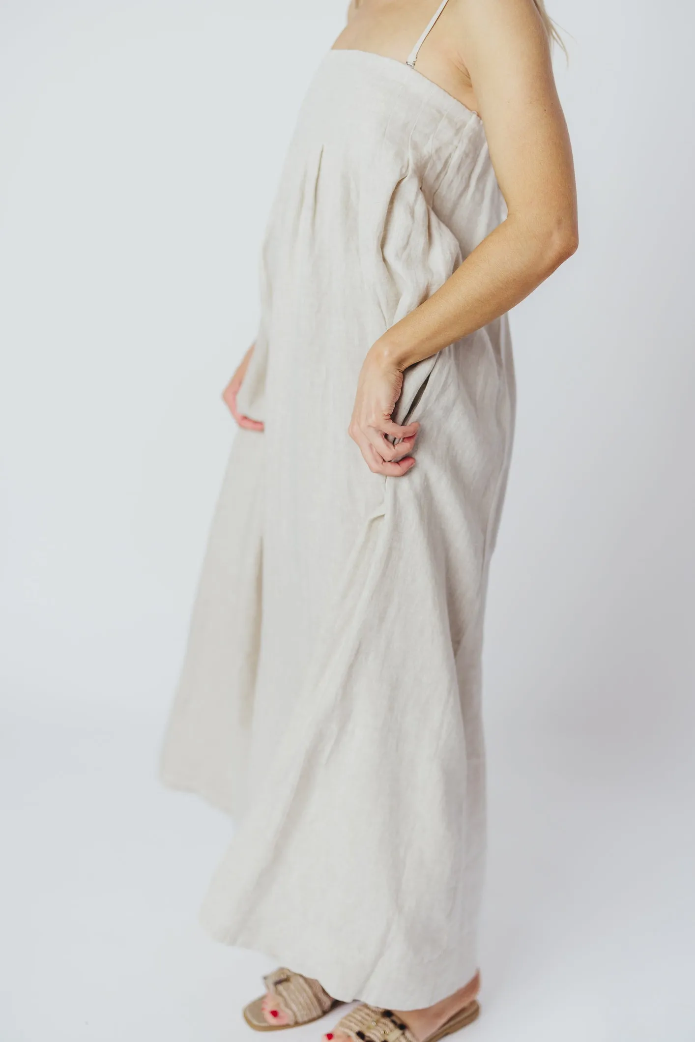 Zabina Maxi Dress in Linen - 100% Linen sold by Worth Collective product image thumbnail 4