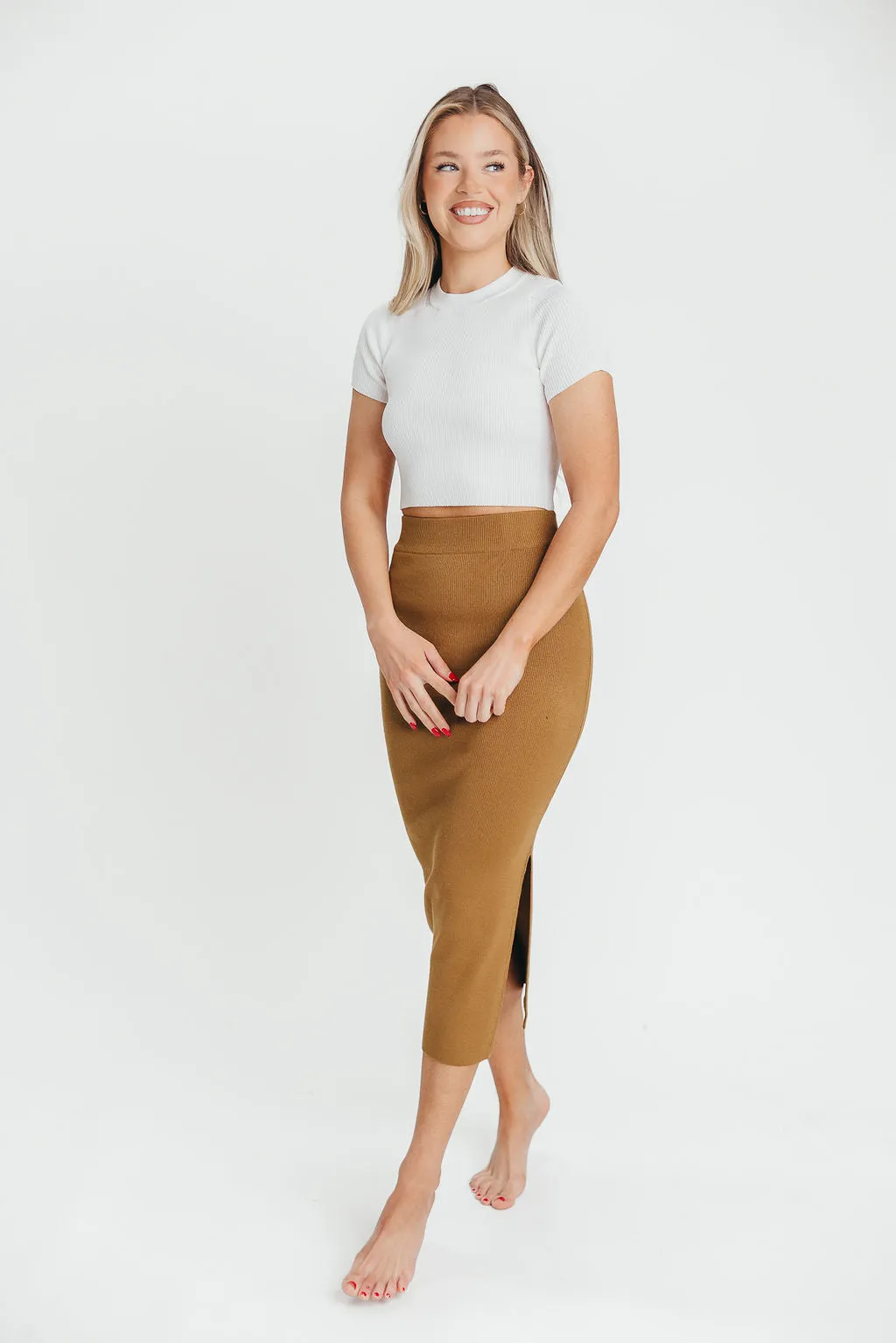 Debbie Cropped Top in White sold by Worth Collective product image thumbnail 2
