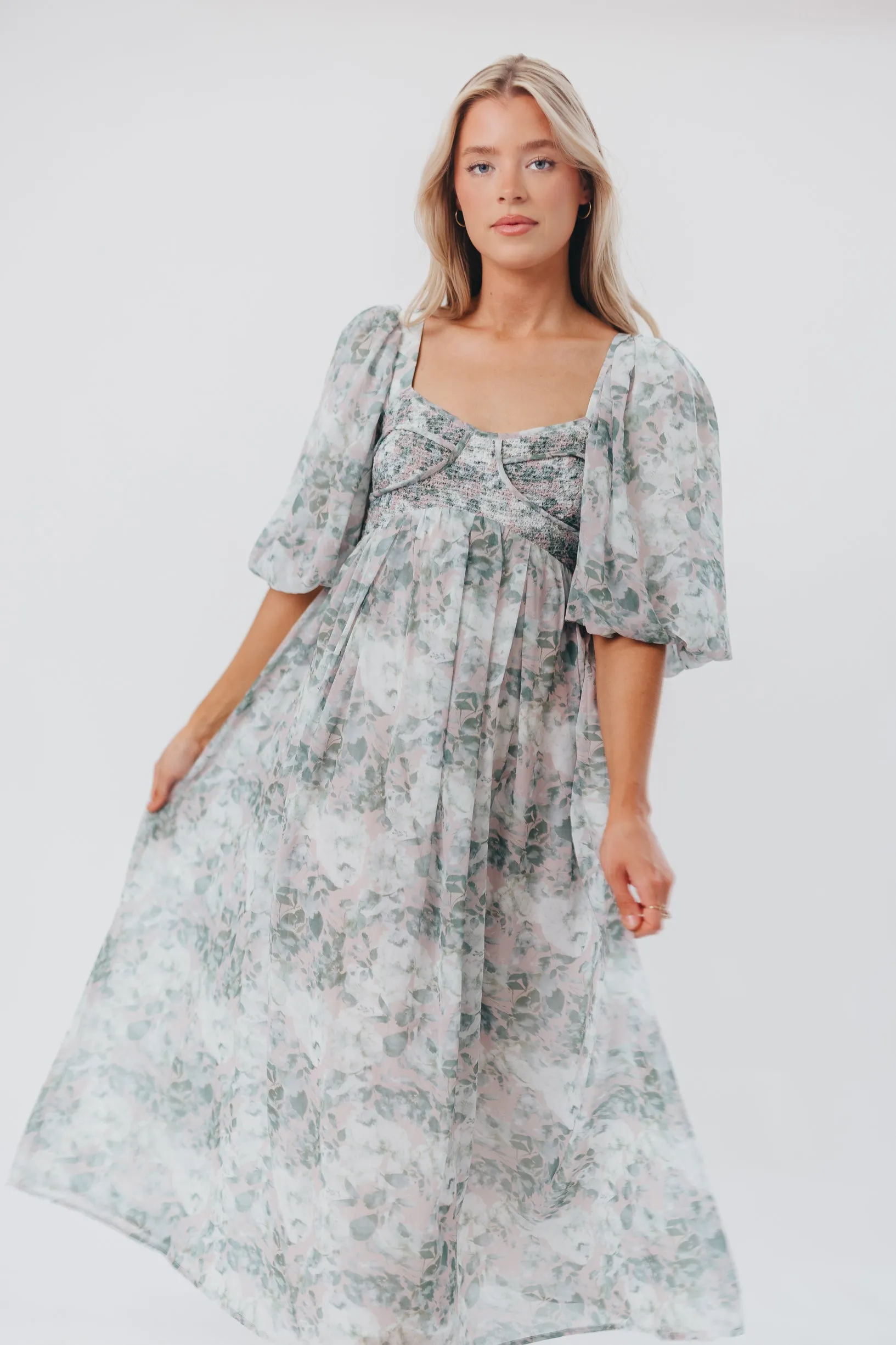 Harlow Maxi Dress in Forest - Bump Friendly (S-XL) *Final Sale* sold by Worth Collective product image thumbnail 2