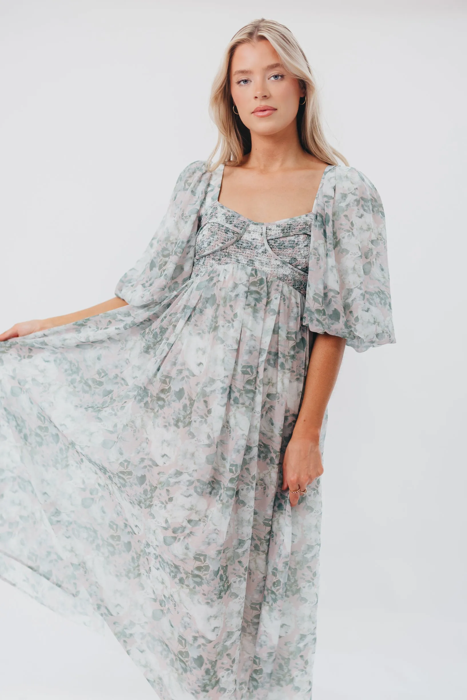 Harlow Maxi Dress in Forest - Bump Friendly (S-XL) *Final Sale* sold by Worth Collective product image thumbnail 3